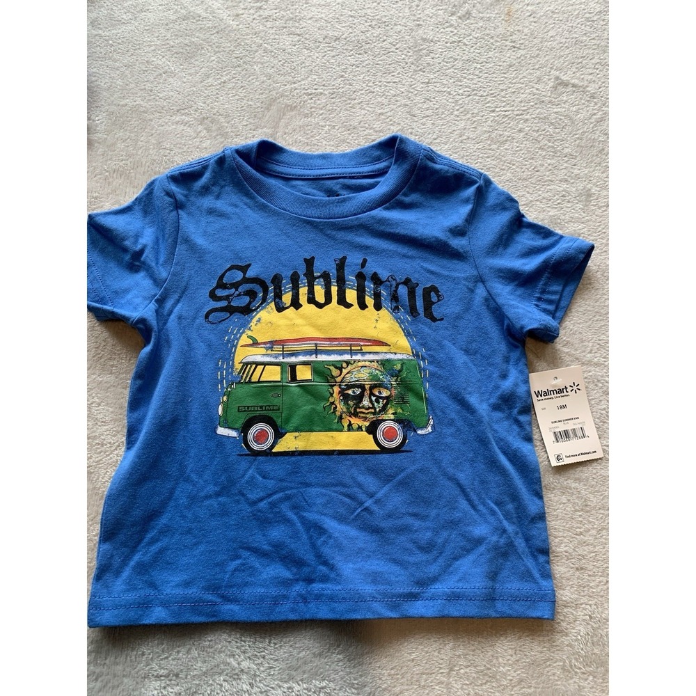 Sublime Summer Tour Graphic Blue Short Sleeve T-Shirt 18M Baby New With Tags